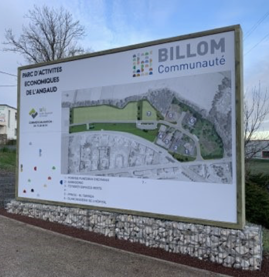 Requalification et extension du parc d’activités économiques de l’Angaud – Billom (63)