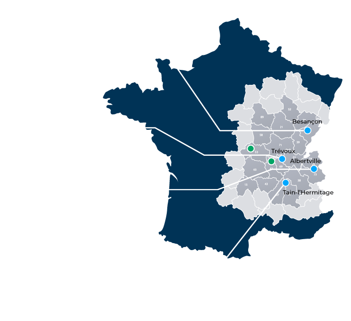 0510-Carte-Environ Points d'implantation Eau & Environnement