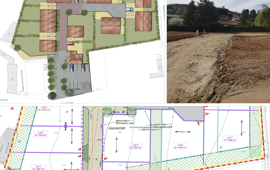 Mission de maîtrise d’œuvre – Lotissement « Les Pierres Dorées » – Fontenas (69)
