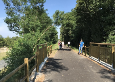 Aménagement d’une véloroute « Voie Verte » – Pouilly-sous-Charlieu et Charlieu (42)