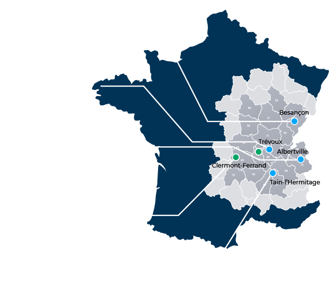 2804 - carte environnement Points d'implantation Eau & Environnement