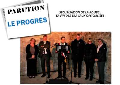 Parution LE PROGRES 1-03