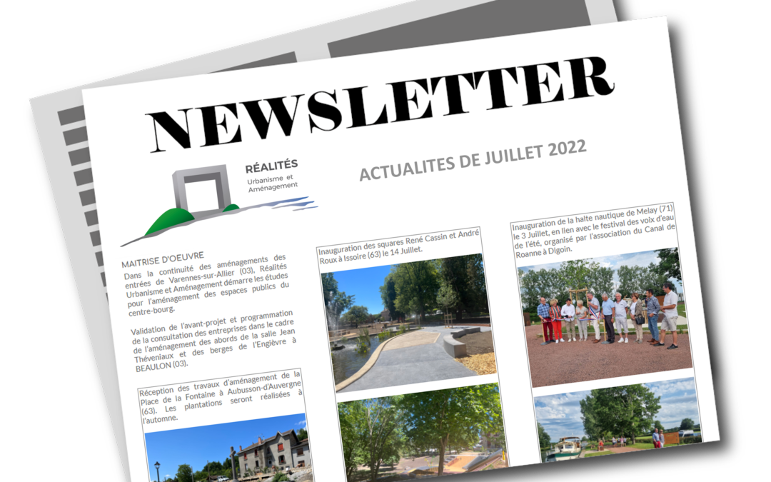 Newsletter JUILLET 2022