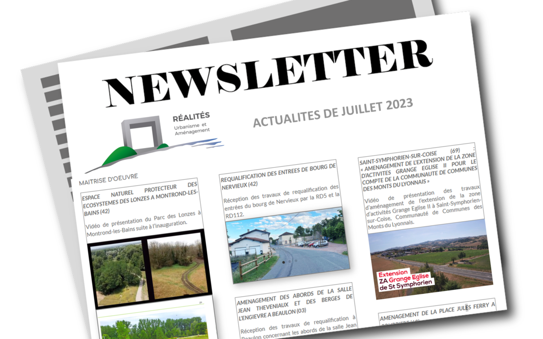 Newsletter JUILLET