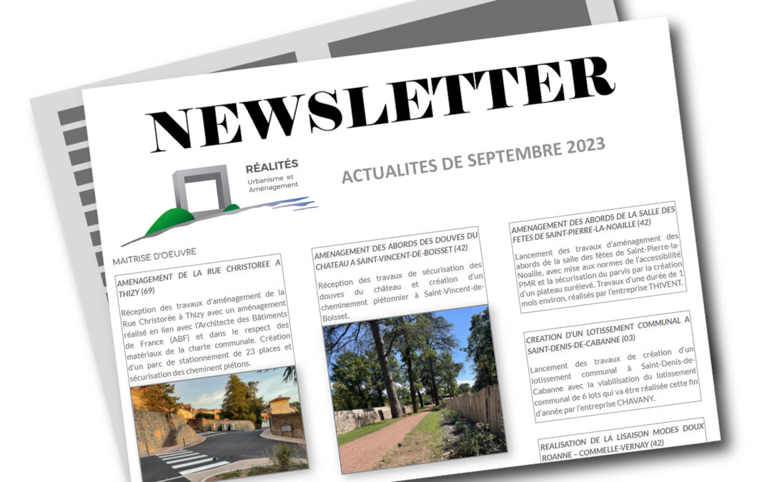 Newsletter SEPTEMBRE