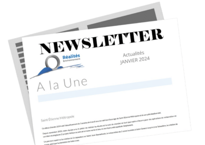 Newsletter JANVIER Réalités Environnement