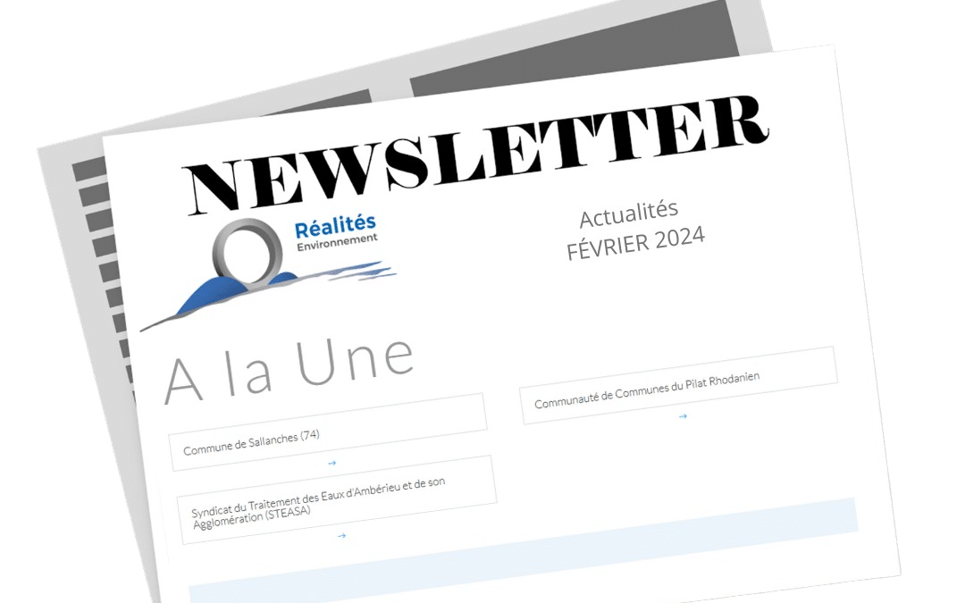 Newsletter FÉVRIER Réalités Environnement