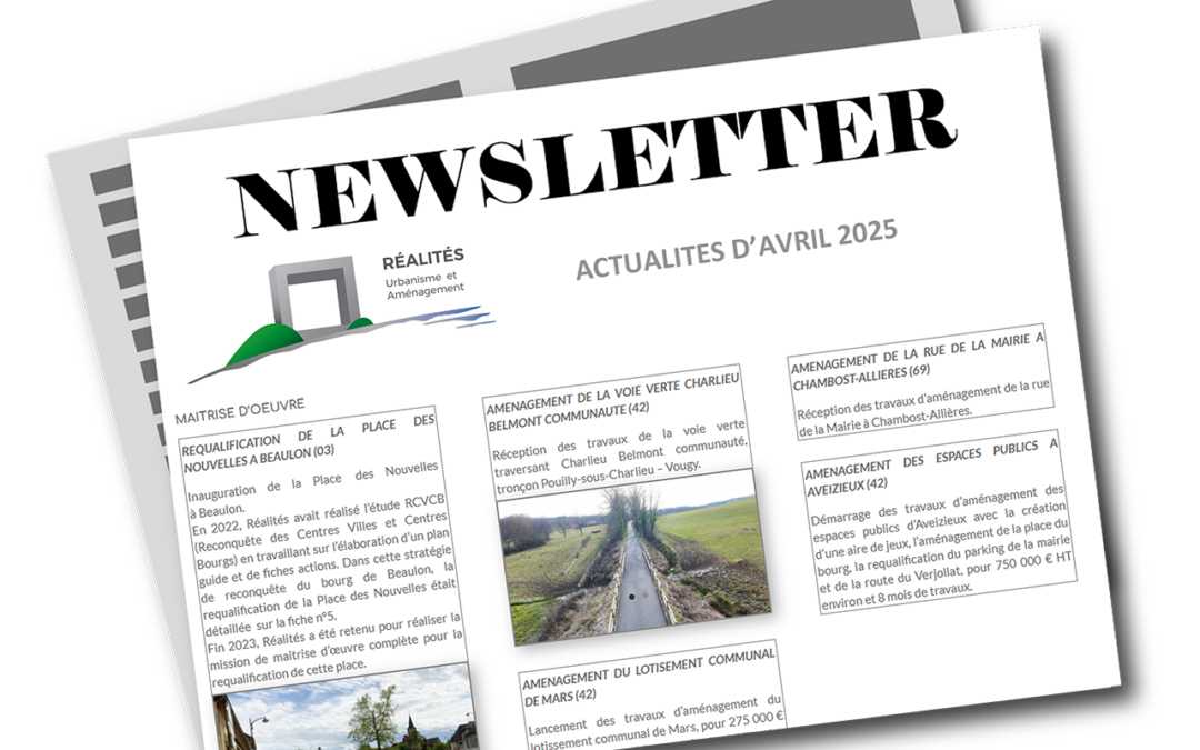 Newsletter AVRIL 2025