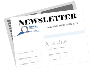 Newsletter Mars-Avril 2025 Réalités Environnement