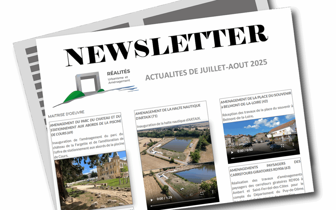 Newsletter JUILLET-AOUT 2025