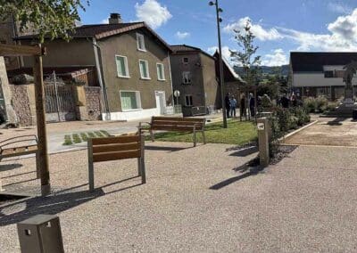 Aménagement de la Place du Souvenir – Commune de Belmont-de-la-Loire (42)