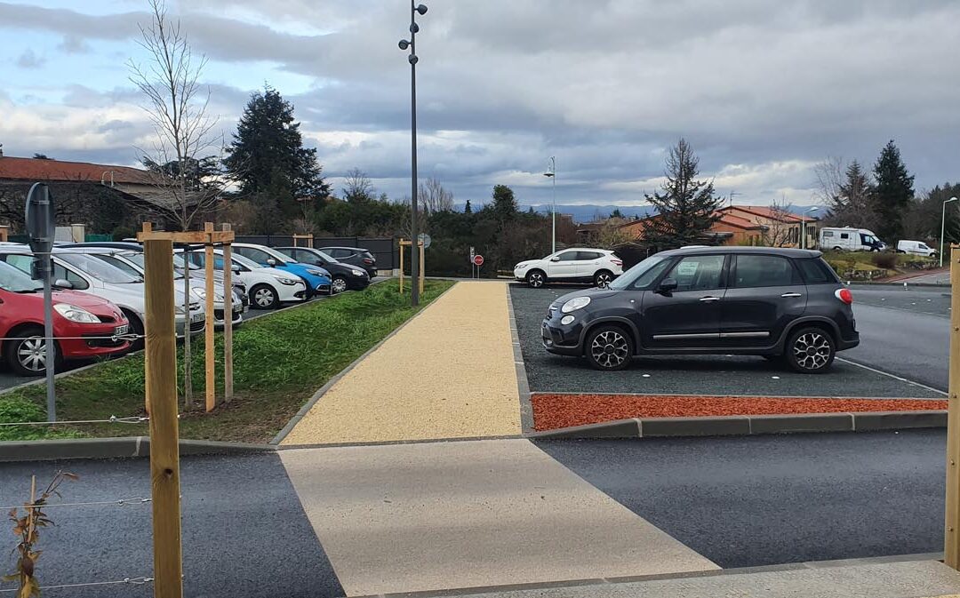Gestion alternative des eaux pluviales – Aménagement de l&rsquo;aire de stationnement de la Tour – Commune de Renaison (42)