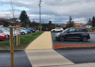 Gestion alternative des eaux pluviales – Aménagement de l&rsquo;aire de stationnement de la Tour – Commune de Renaison (42)