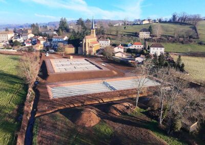 Assainissement – Création d&rsquo;une station de traitement des eaux usées type filtres plantés de roseaux 1 100 EH – Commune de Saint-Denis-de-Cabanne (42)