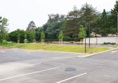 Gestion alternative des eaux pluviales – Aménagement des parcs de stationnement Impasse de la Platière – Ville de Tarare (69)