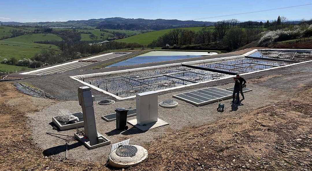 Assainissement – Conception et réalisation d&rsquo;une station de traitement des eaux usées 800 EH – Commune de Pradines (42)